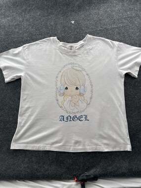 Forever 21 Plus x Precious Moments Angel Graphic T-Shirt Size 2X